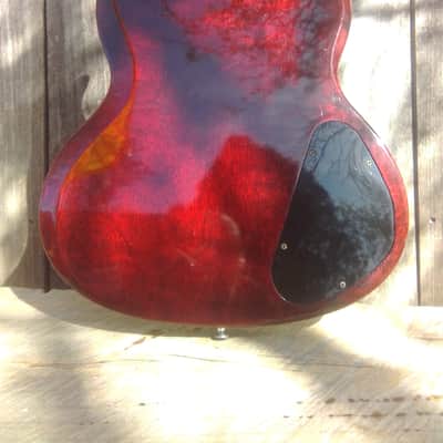 Lefty 1969 Gibson  EB-0 short scale with Factory Double Guards Left Handed image 17