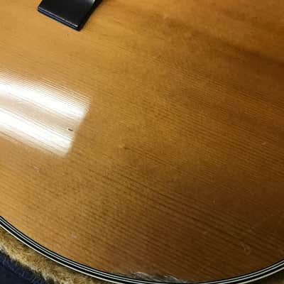Yamaha FG-345 acoustic dreadnought guitar 1970s made in Taiwan with vintage hard case image 17