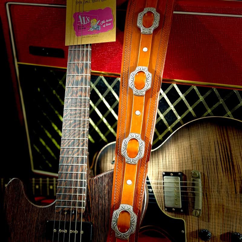 Blue Bell Straps LEMMY DARK COFFEE (Hand Made Exclusive UNIQUE for Al’s Music Factory) image 1