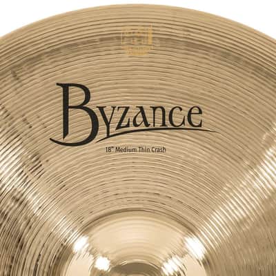 Meinl Byzance Brilliant Medium Thin Crash Cymbal 18" image 4