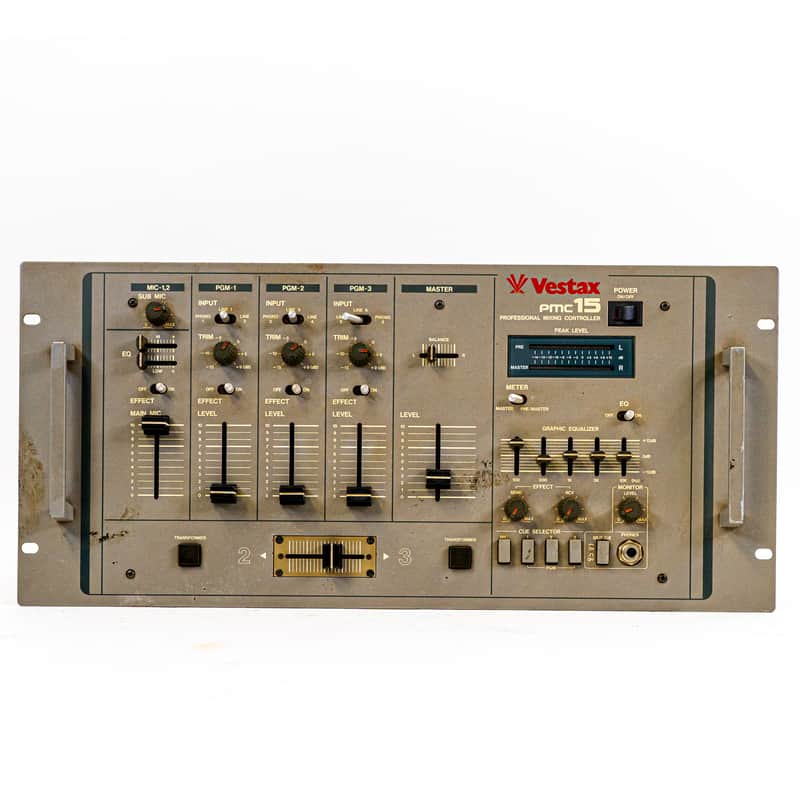 Vestax PMC-15 Professional Mixing Controller DJ Mixer with Power