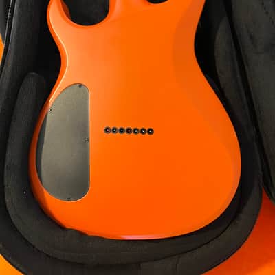 Carvin 7 String DC Series 2010s Racing Orange Matte with Case image 7