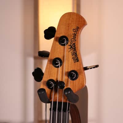 MusicMan DarkRay 4 Electric Bass - Ebony Fingerboard, Obsidian Black image 15