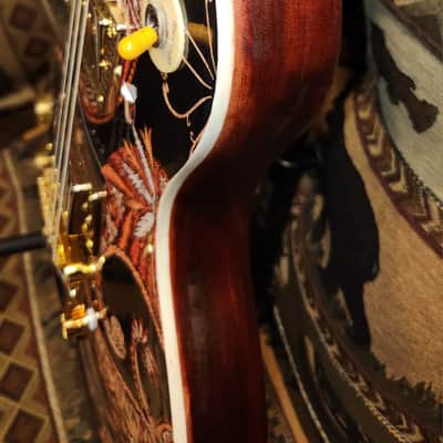LP Style Left Handed Guitar Premium Parts and Electronics image 7