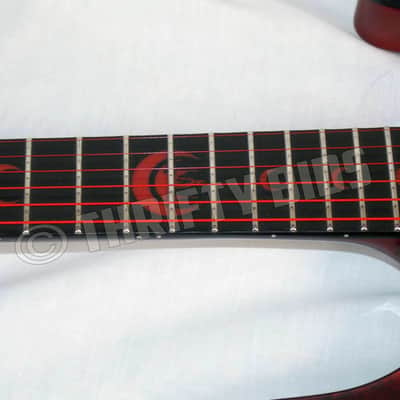 Schecter Diamond Series C-1 Blood Moon BloodMoon 2006-2007 Red Quilted Maple Top Duncan Designed PU image 13
