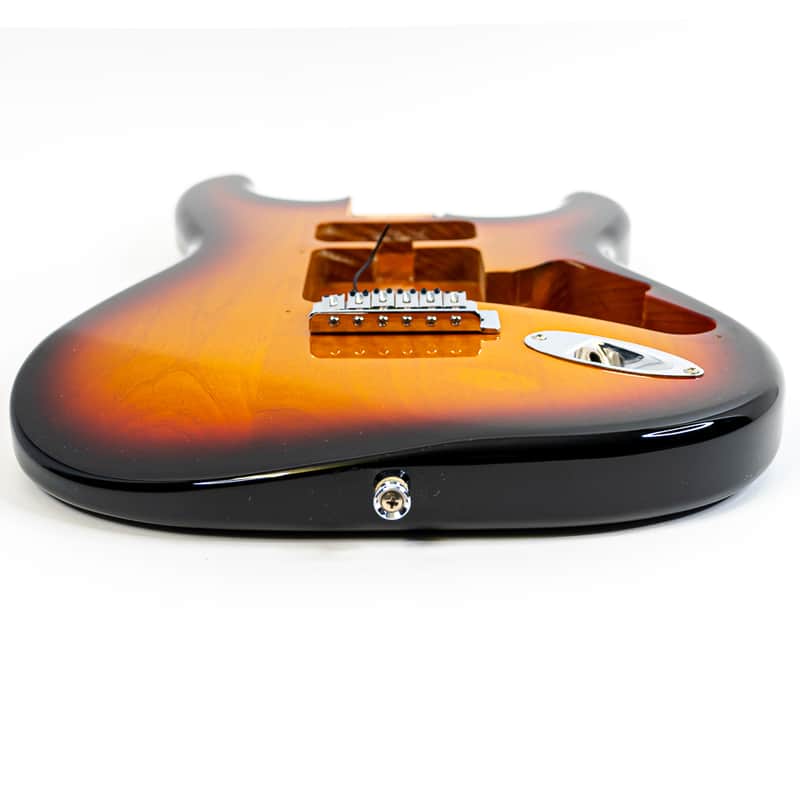 3-Tone Sunburst Stratocaster Body w/ Massive Route For Any Pickup Combo image 1