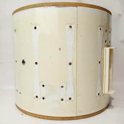 Yamaha SFZ 12x14" 8000 Tour Custom Marching Snare Drum Shell Piano White Japan image 4