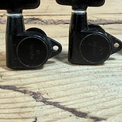lot of 6 gotoh grover schaller m6 and 3 locking tuners caps spares for luthier repair image 2