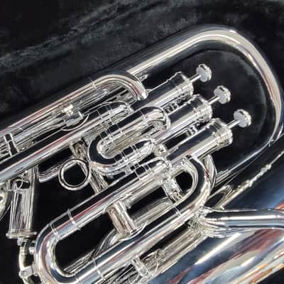 Besson Prodigy series BE165 4 Valve Euphonium - Silver image 4
