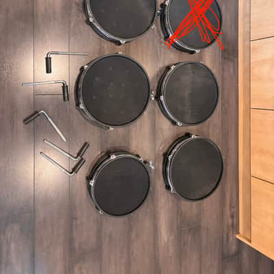 Alesis Mesh Pad 12" Dual-Zone Electronic Drum Pad 2010s - Black image 2