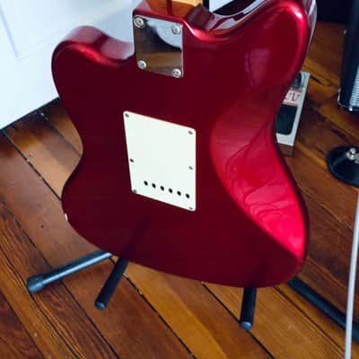 ‘96 Squier Vista Jagmaster Candy Apple Red image 6