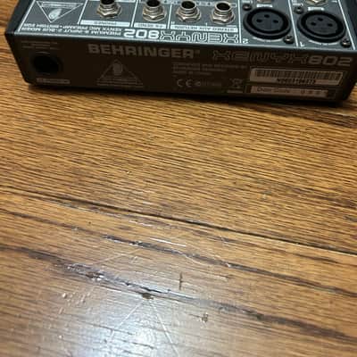Behringer Xenyx 802 8-Input Analog Mixer – Untested – No Power Supply image 2