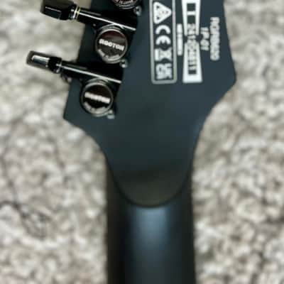 Ibanez RG Iron Label Electric Guitar Flat Black, Model RGRB620BKF image 7