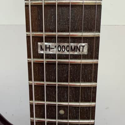 Used ESP LTD MH-100QMNT Electric Guitar Amber Sunburst image 6
