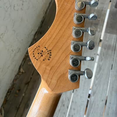 YouTube Vid in Description!! JD Simo’s Novo Serus J Merman Sparkle Modified original soft case electric guitar image 8