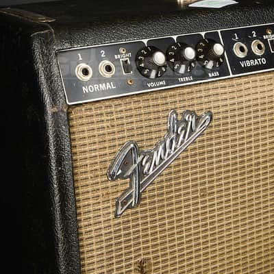 Fender Vibrolux Reverb Amp Original Vintage 1967 (COD AMP_00175) image 7