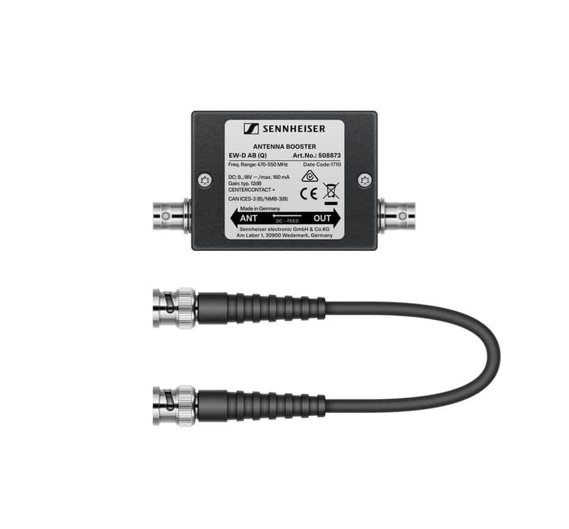 EW-D AB Inline Antenna Booster (520 - 608 MHz) image 1