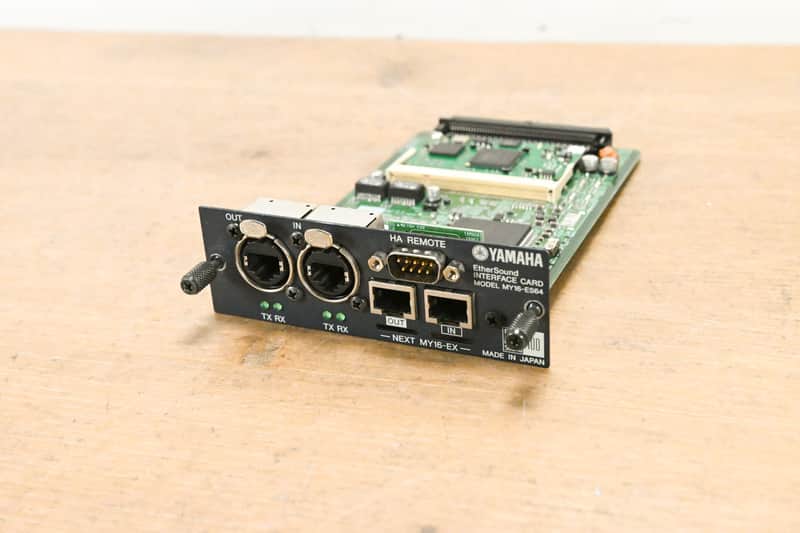 Yamaha MY16-ES64 16-Channel EtherSound Network I/O Card CG015UZ image 1