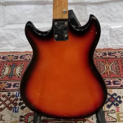 Harmony H801 Double Cutaway Solid Body Guitar 1960s USA image 6