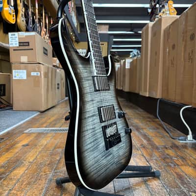ESP LTD Korea MH-1000ET EverTune Electric Guitar 2023 Charcoal Burst w/Padded Gig Bag image 2