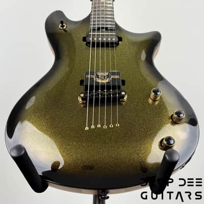 Schecter Diamond Series 50th Anniversary Tempest Electric Guitar - 50th Gold Burst image 8