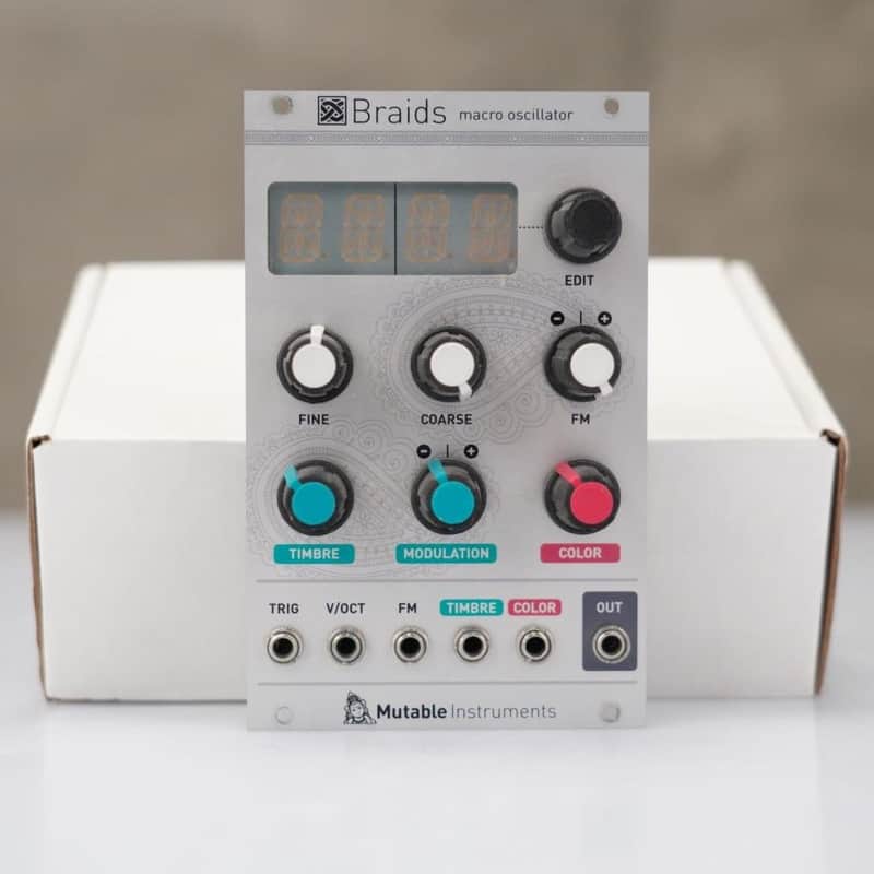 Mutable Instruments Braids Eurorack Module w/ Box & Tiptop Stackcables #58561 image 1