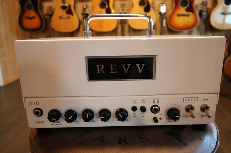 Revv Amplification D20  20/4-Watt Amp Head White + Case image 1