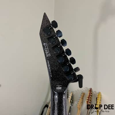 ESP LTD Kirk Hammett Signature KH-V Electric Guitar w/ Case - Black Sparkle image 15