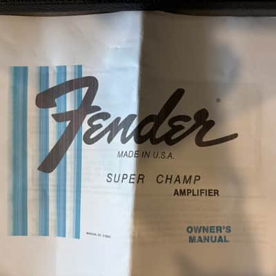Fender Super Champ 18-Watt 1x10" Guitar Combo 1982 - 1986 - Black image 12