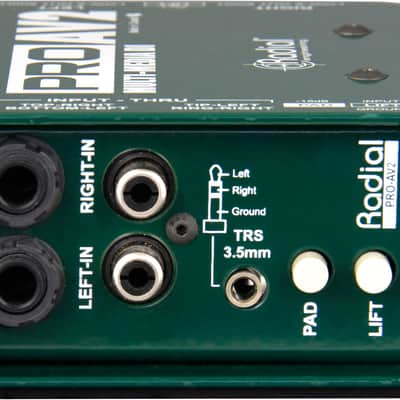 Radial ProAV2 2-channel Passive A/V Direct Box image 3
