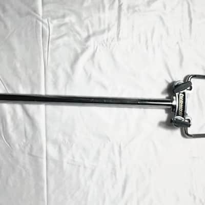 Ludwig 70s 781-2 19" Double Tom Holder w/3D Printed Reproduction #2847 Ludwig Logo Black T-Handles  - LDTH-106 image 2