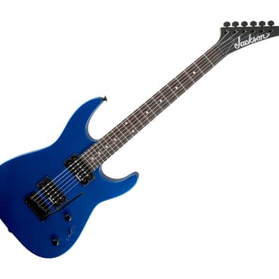 Used Jackson JS Series JS11 Dinky - Metallic Blue w/Amaranth FB image 1