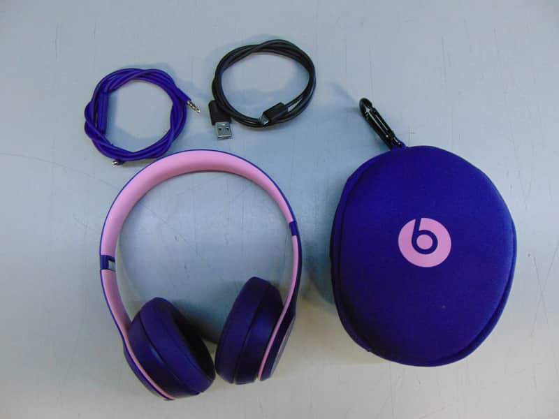 Beats by Dre Solo3 Wireless On-Ear Headphones, Pop Violet | Reverb