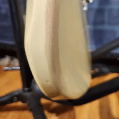 S-Style Partscaster - Custom USA Pine Cream Body, Mighty Mike Premium Flamed Neck, Fender 70th Anniversary Pickups, Mexican Bridge image 12