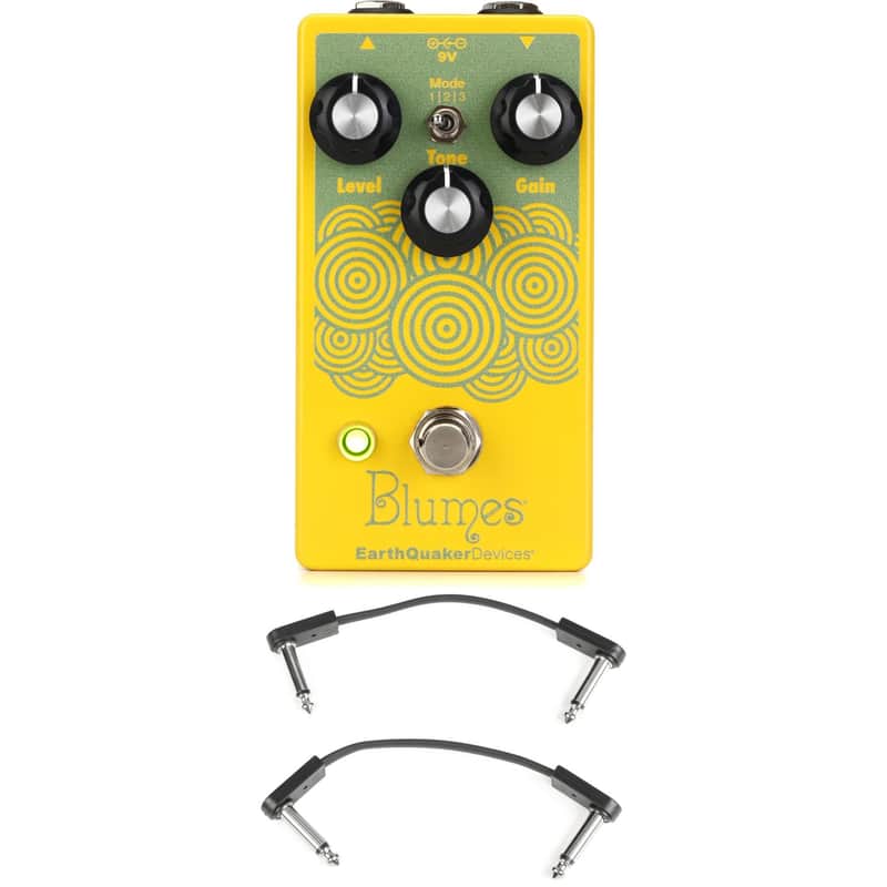 EarthQuaker Devices Blumes Low Signal Shredder Overdrive Pedal with EBS Patch Cables image 1