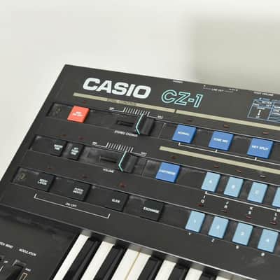 Casio CZ-1 61-Key Keyboard Synthesizer with Carrying Case CG006Q7 image 9