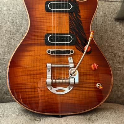 Powers Electric A-Type Select - Sweet Tea Burst - PF Pickups image 3