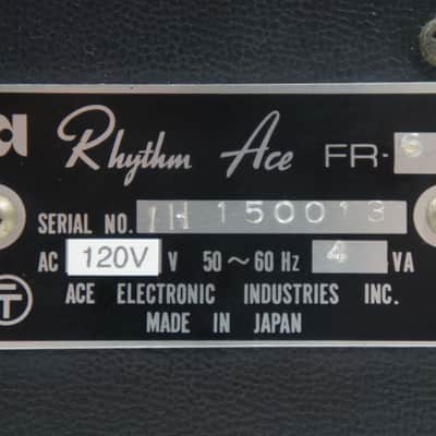 [SALE Ends June 22] Ace Tone Rhythm Ace FR-6 Vintage Analog Drum Machine FR6 For the US 120V image 8