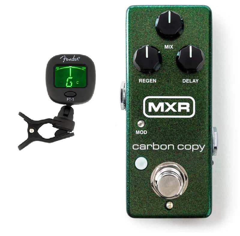 MXR M299 Carbon Copy Mini Analog Delay Guitar Pedal ( w/ FREE TUNER ) image 1