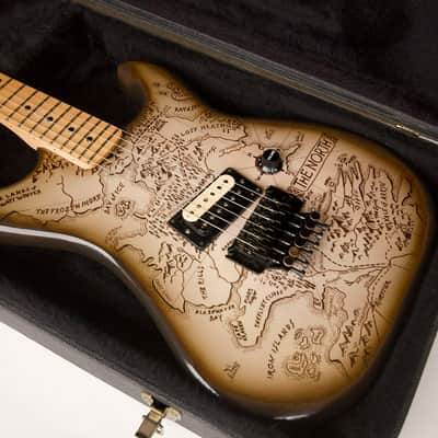 Game of Thrones Map - Kramer Guitar - Custom Restoration image 1