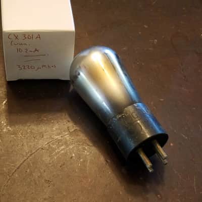 Cunningham ONE (1) CX-301A Output Triode Antique tNOS AT1000 TESTED Vacuum Tube Engraved SUPER POWERED Audio 1923-1930 image 1