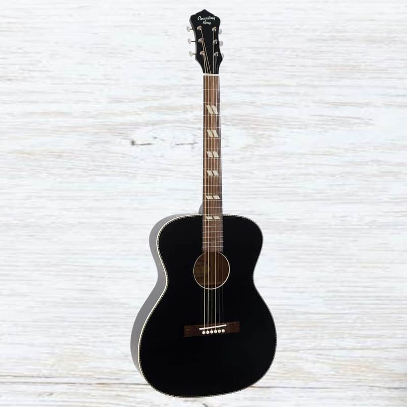 Recording King ROS-7-MBK - Dirty 30's Dreadnought image 1