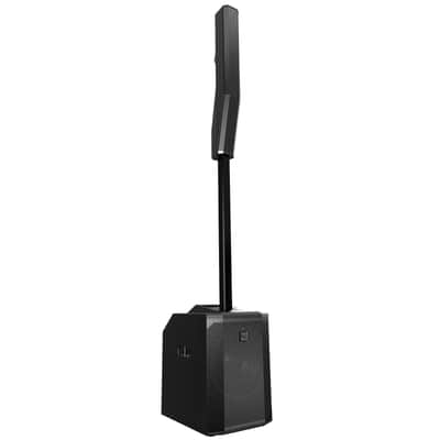 (2) Electro-Voice Evolve 50 Portable Column PA Systems with Handheld Wireless System and Covers Package image 5