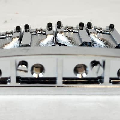 Rickenbacker 00861 Bass Bridge for 4004 Bass, Chrome image 3