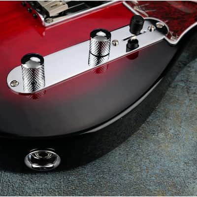 32mm Loaded Control Plate Pre-Wired 3-Way Control Plate with Wiring Harness for Fender Tele Telecaster Electric Guitar,Chrome image 6