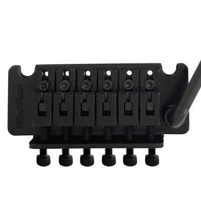 Authentic Floyd Rose Non-Fine Tuner Tremolo System - Satin Black image 1