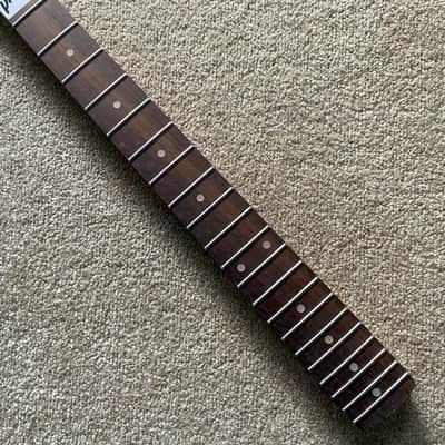 Black Strat Style Guitar Maple Wood Neck, 21 Frets Fingerboard image 5