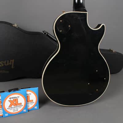 2006 Gibson Les Paul Custom Black Beauty Left Handed *Headstock Repair* image 15