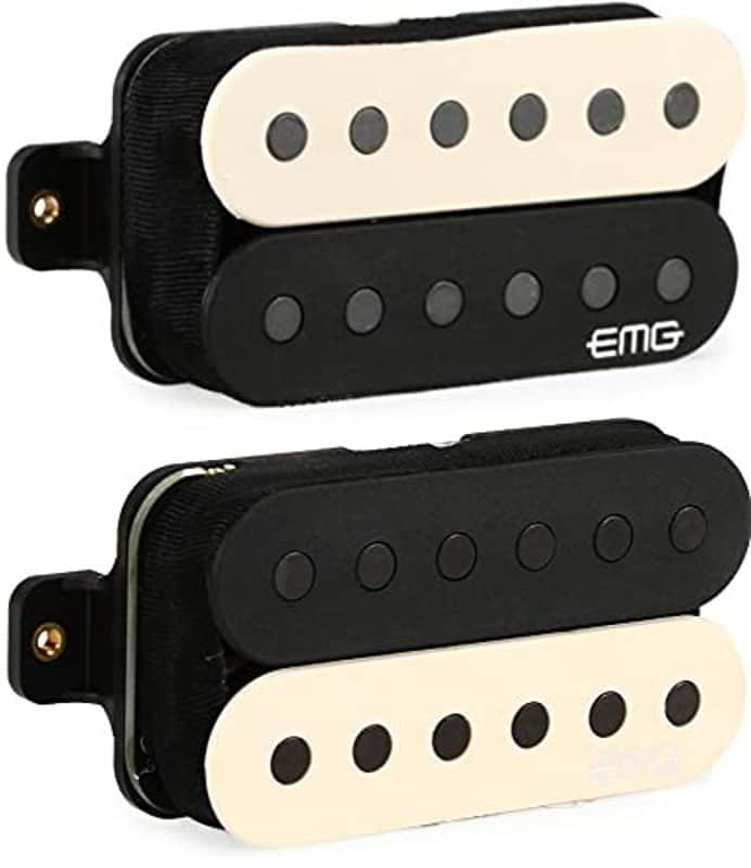 EMG Jim Root JR Daemonum Humbucker Pickup Set, Zebra (7194.00) image 1