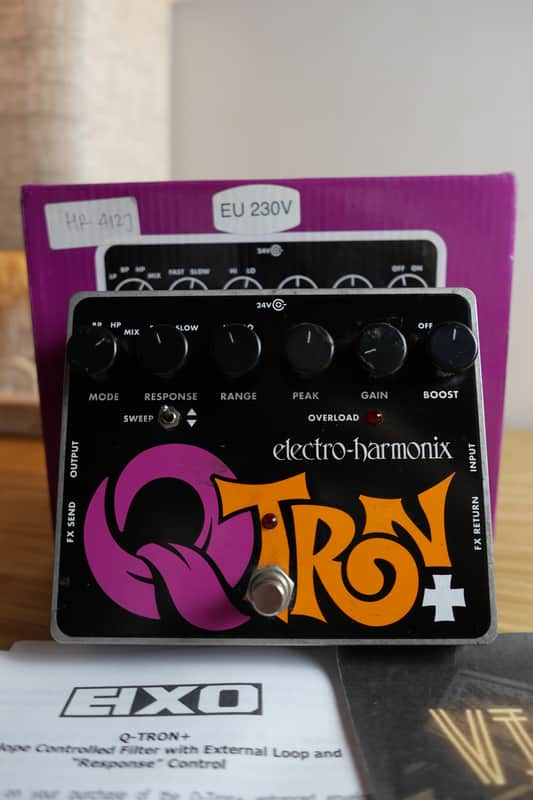 Electro-Harmonix Q-Tron Plus Envelope Filter with Effects Loop 2008 - Present - Black / Purple / Orange image 1